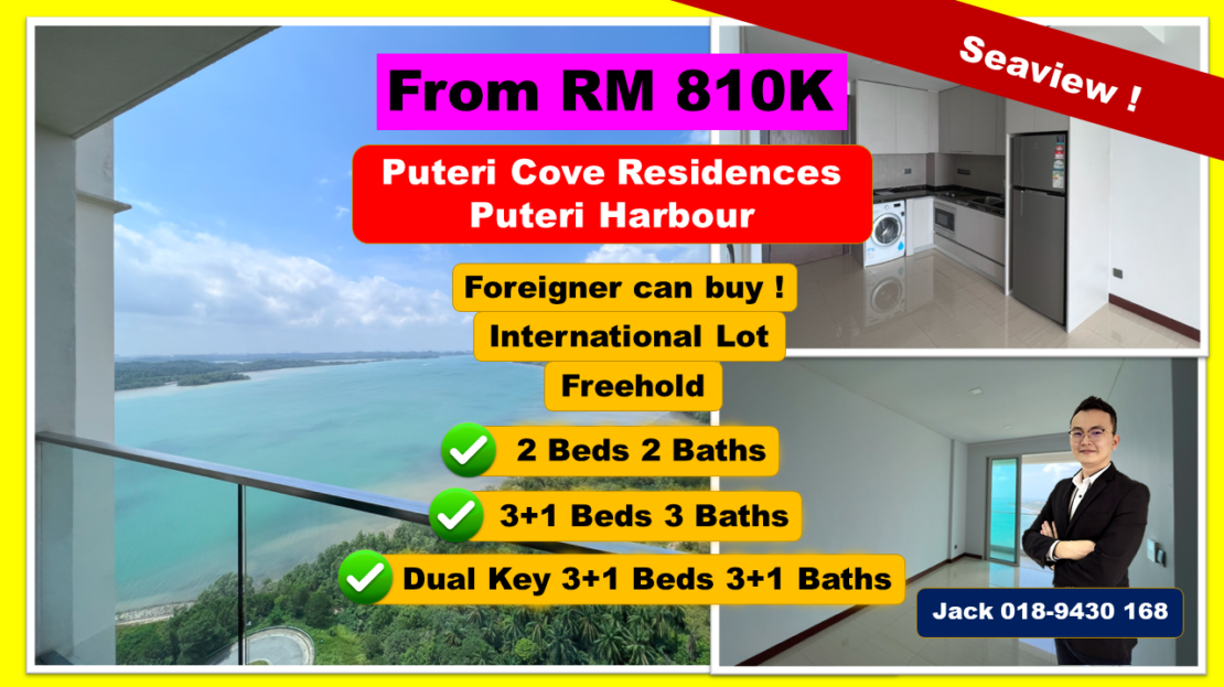 Puteri Cove Residences Puteri Harbour Foreigner Eligible to buy